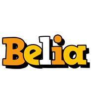 Belia cartoon logo