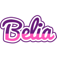 Belia cheerful logo