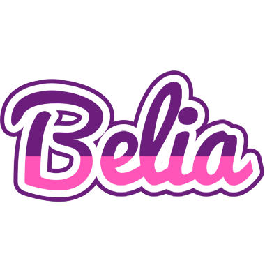 Belia cheerful logo
