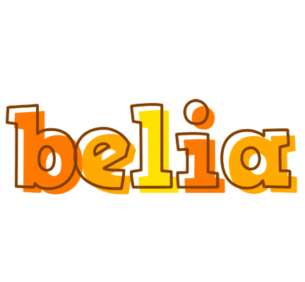 Belia desert logo