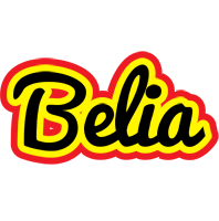 Belia flaming logo