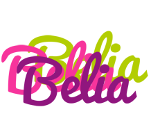 Belia flowers logo