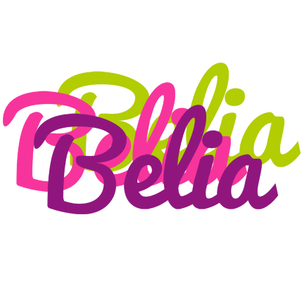 Belia flowers logo