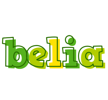 Belia juice logo