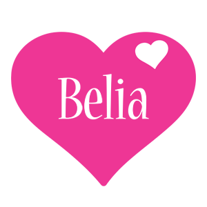 Belia love-heart logo