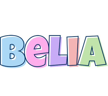 Belia pastel logo