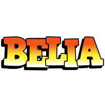 Belia sunset logo