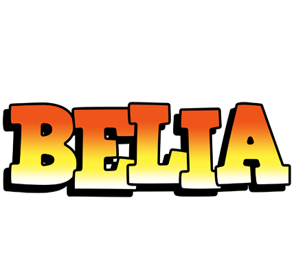 Belia sunset logo