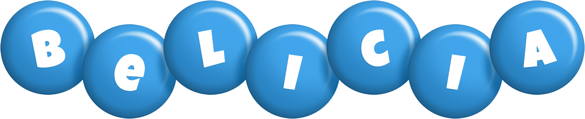 Belicia candy-blue logo