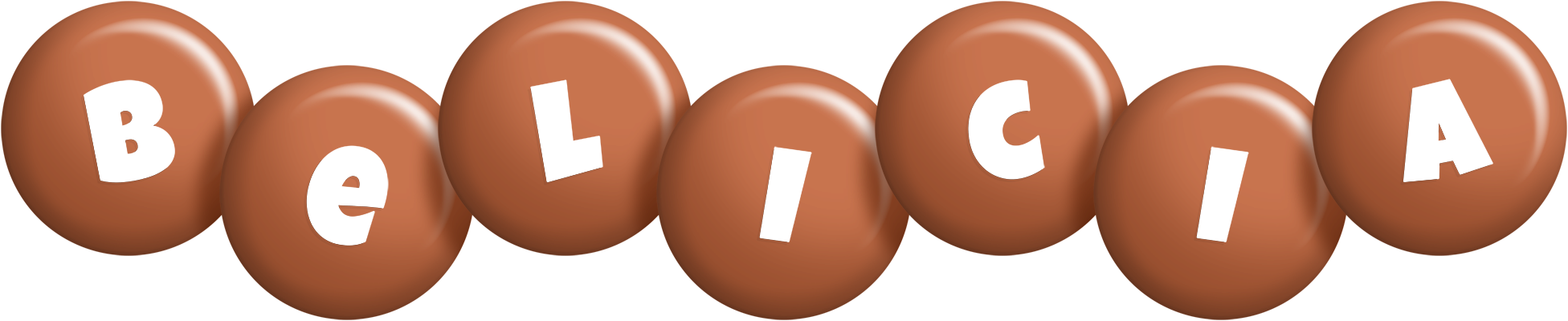 Belicia candy-brown logo