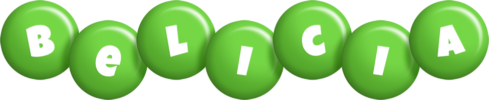 Belicia candy-green logo