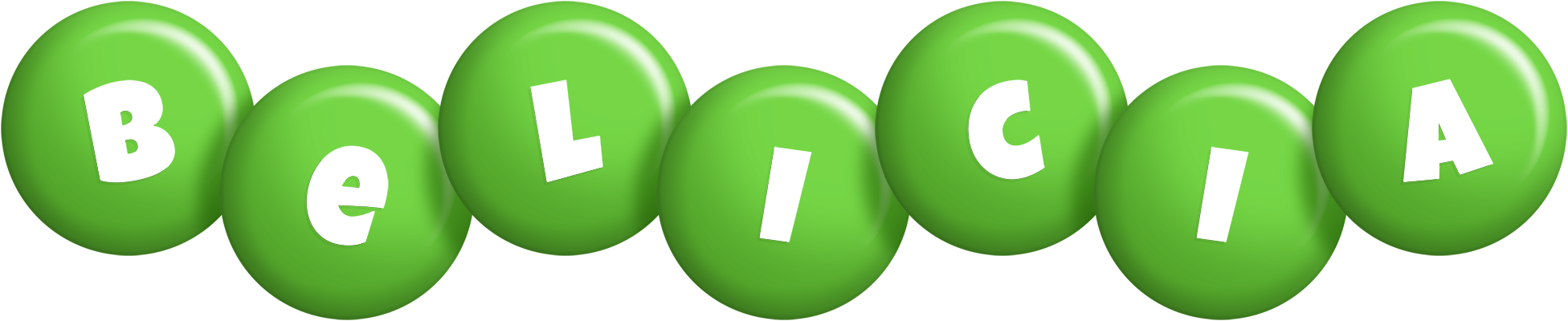 Belicia candy-green logo