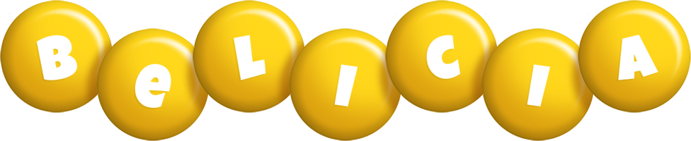 Belicia candy-yellow logo