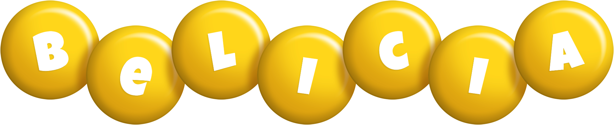 Belicia candy-yellow logo