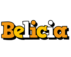 Belicia cartoon logo