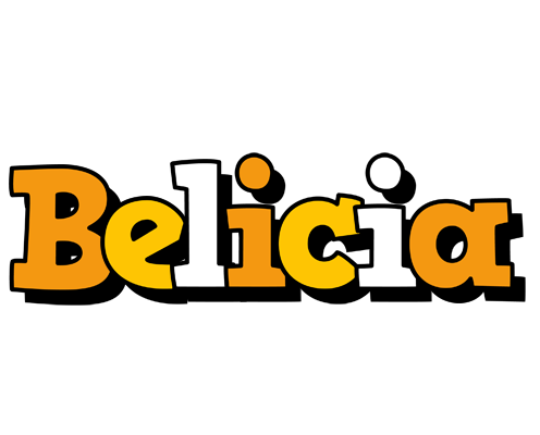 Belicia cartoon logo