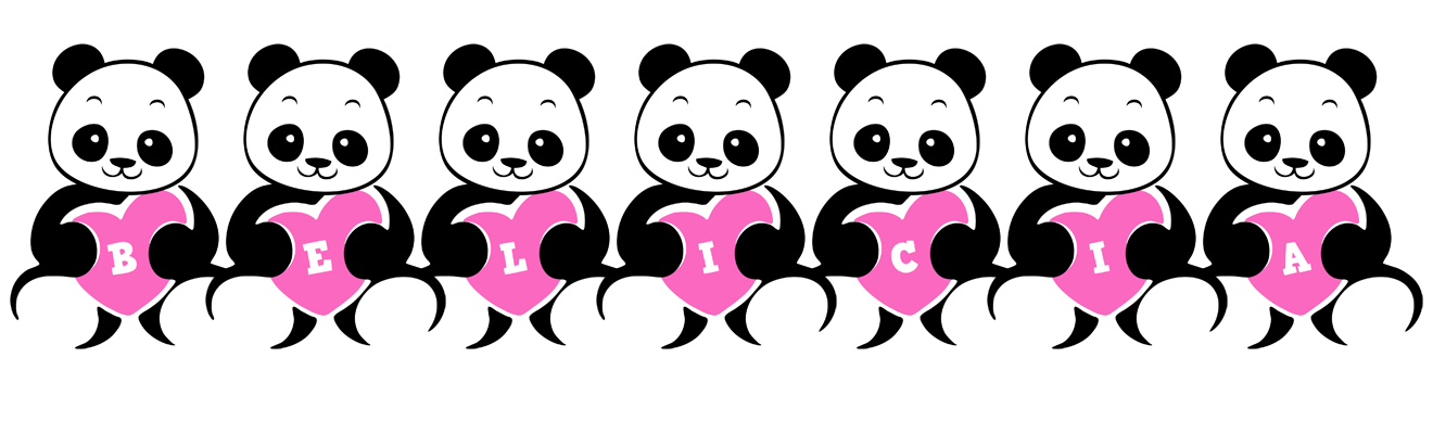 Belicia love-panda logo