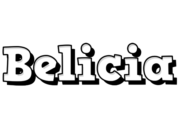 Belicia snowing logo
