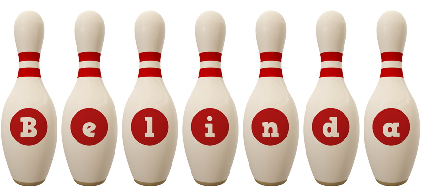 Belinda bowling-pin logo