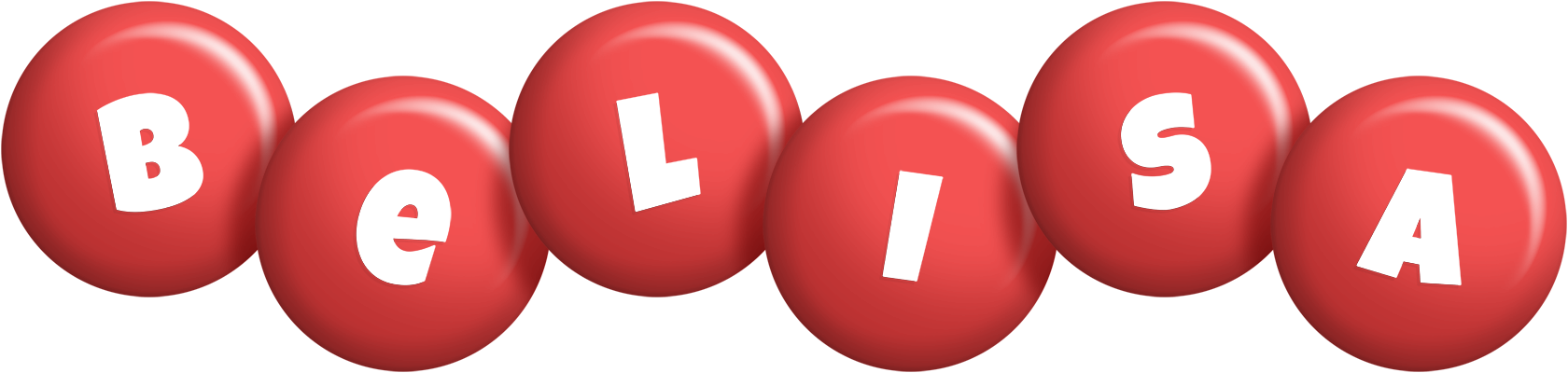 Belisa candy-red logo