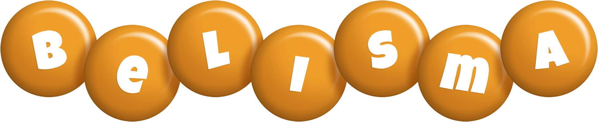 Belisma candy-orange logo