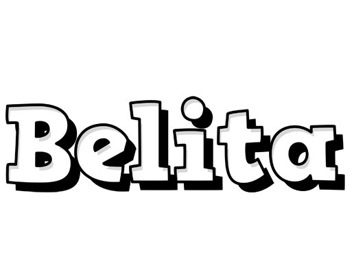 Belita snowing logo