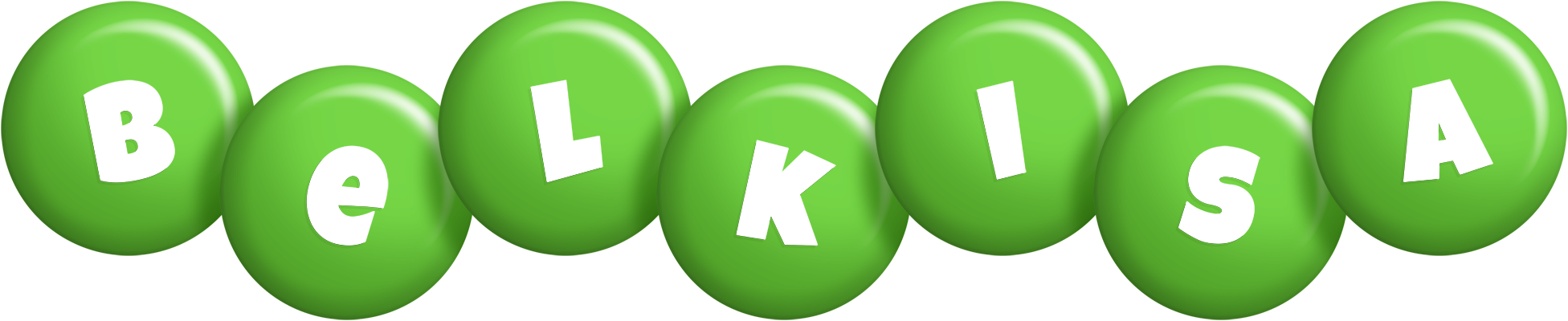 Belkisa candy-green logo
