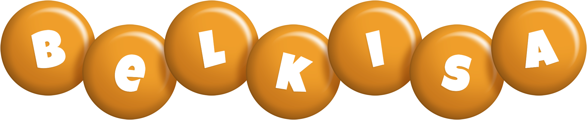 Belkisa candy-orange logo