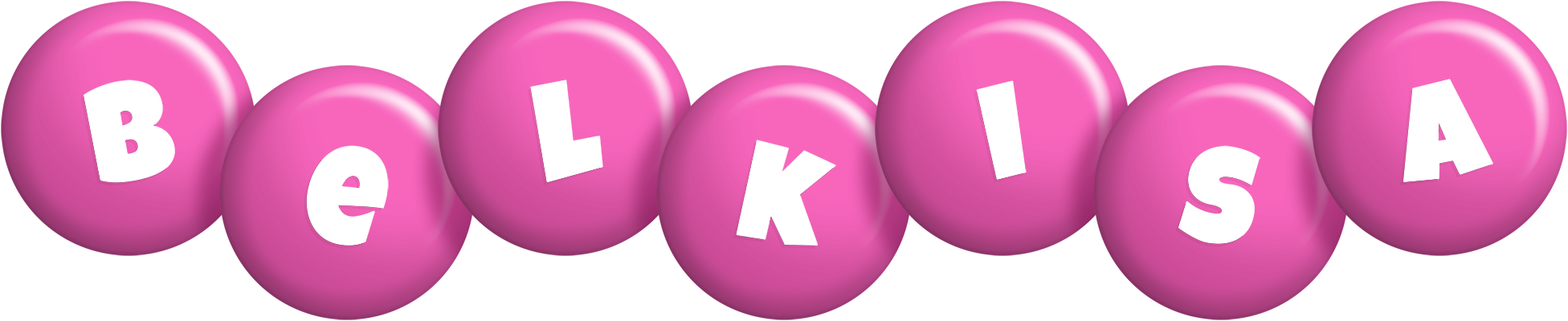 Belkisa candy-pink logo