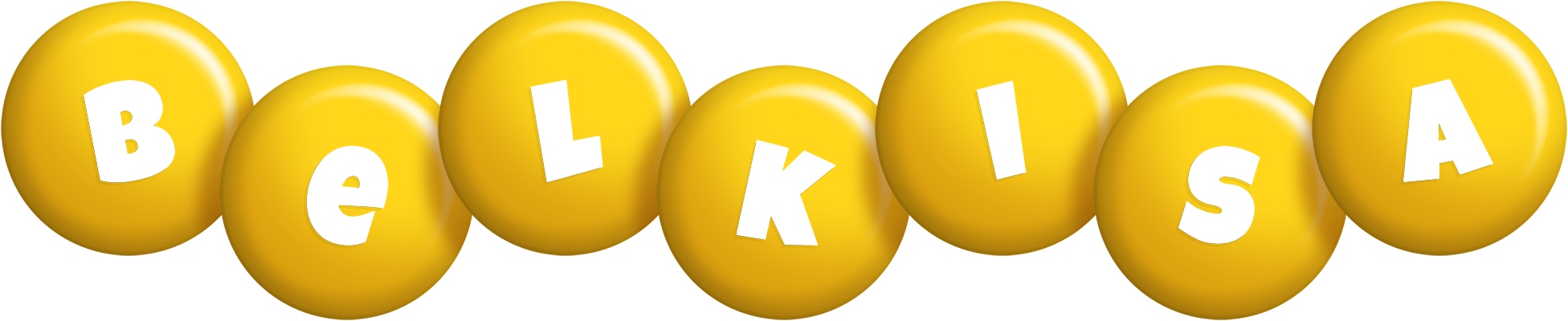 Belkisa candy-yellow logo