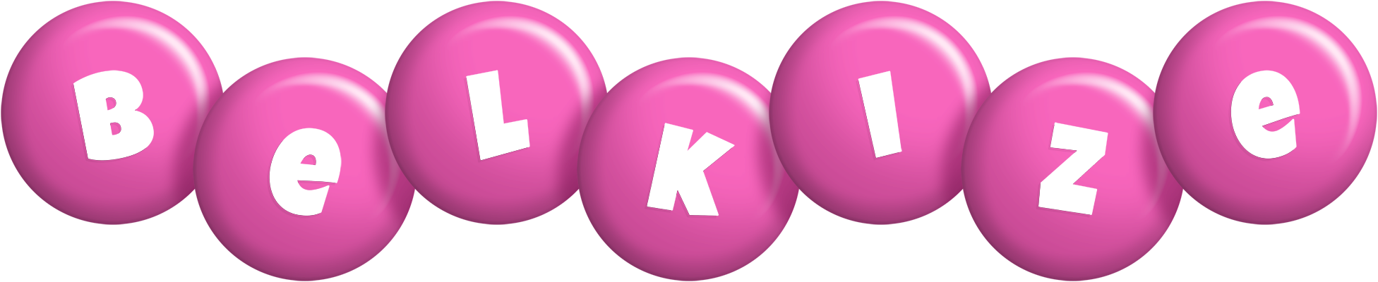 Belkize candy-pink logo