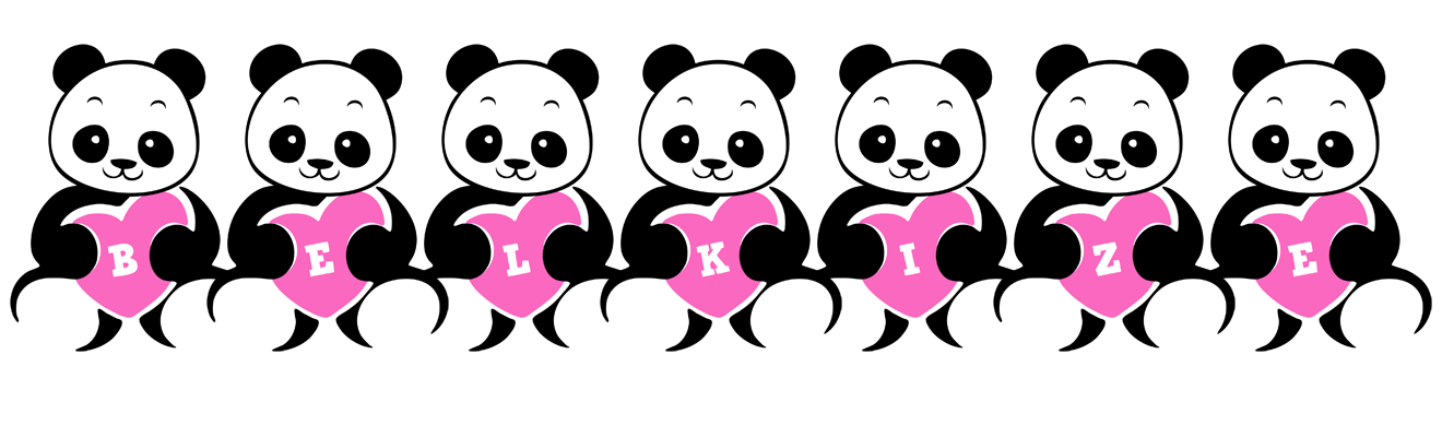 Belkize love-panda logo