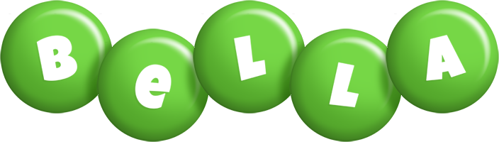 Bella candy-green logo