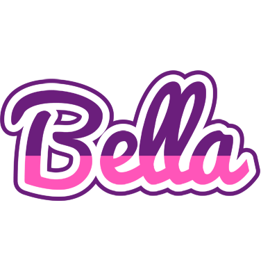 Bella cheerful logo