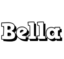 Bella snowing logo