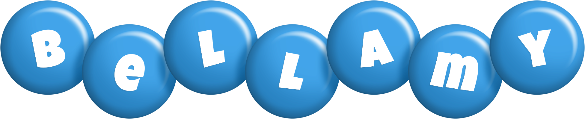 Bellamy candy-blue logo