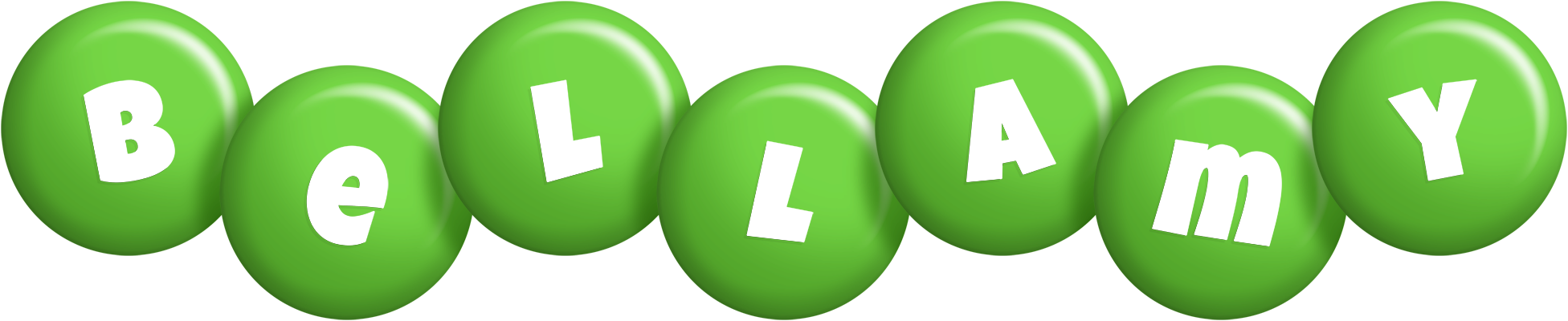 Bellamy candy-green logo