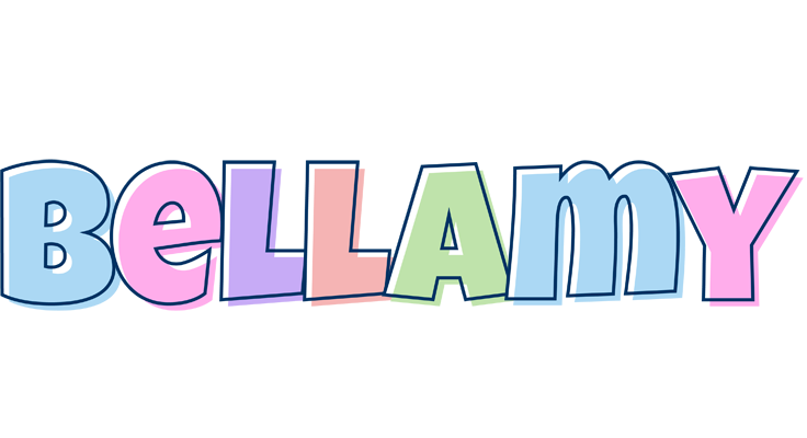 Bellamy pastel logo