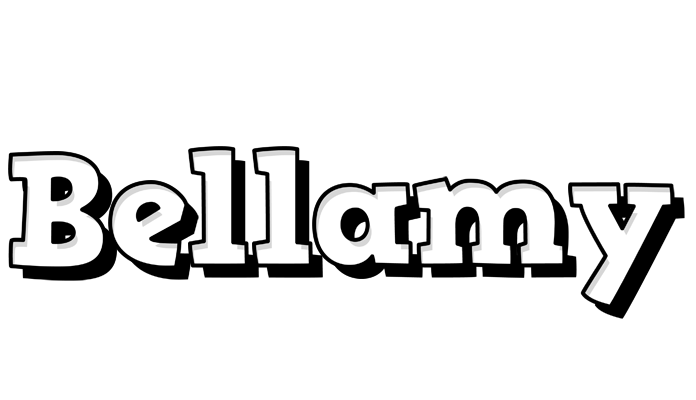 Bellamy snowing logo