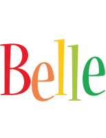 Belle birthday logo