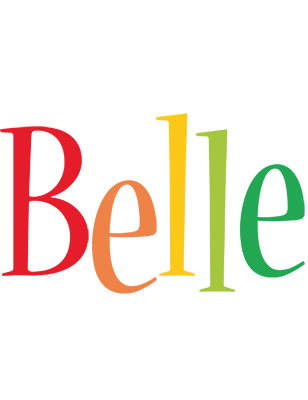 Belle birthday logo