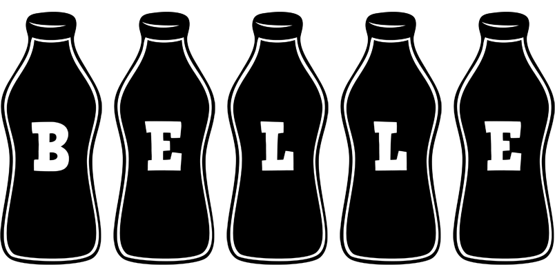 Belle bottle logo