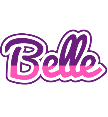 Belle cheerful logo