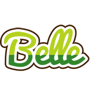 Belle golfing logo