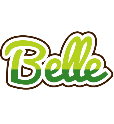 Belle golfing logo