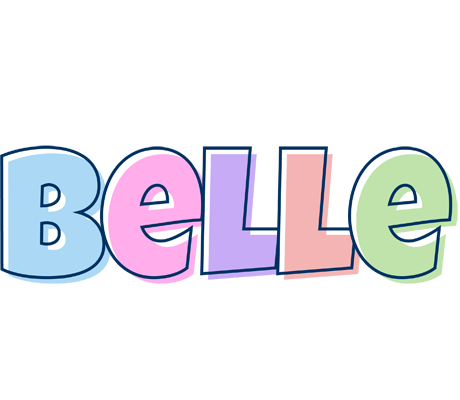 Belle pastel logo