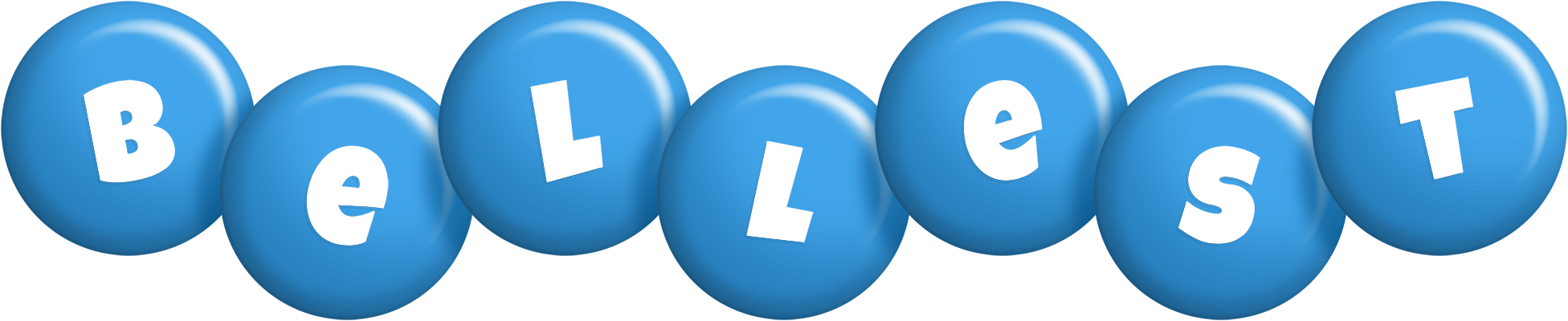 Bellest candy-blue logo