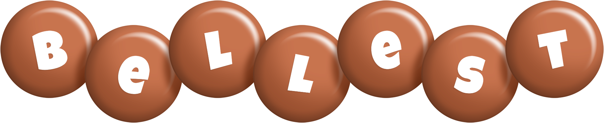 Bellest candy-brown logo