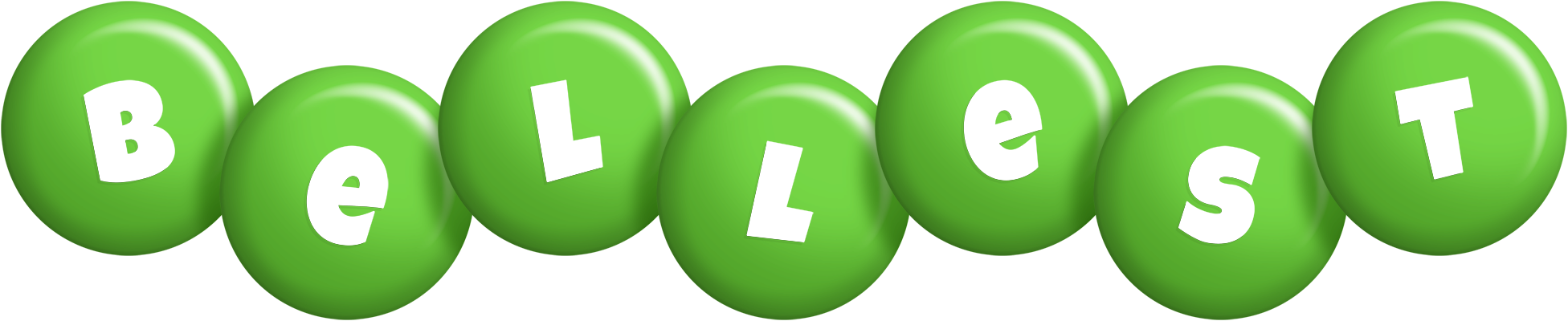 Bellest candy-green logo