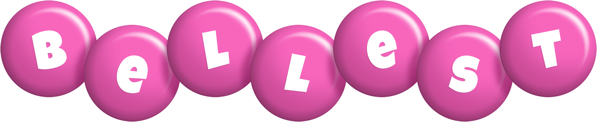 Bellest candy-pink logo